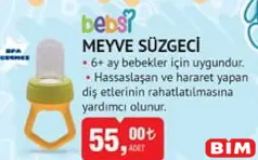BEBSİ MEYVE SÜZGECİ BEBSİ MEYVE SÜZGECİ